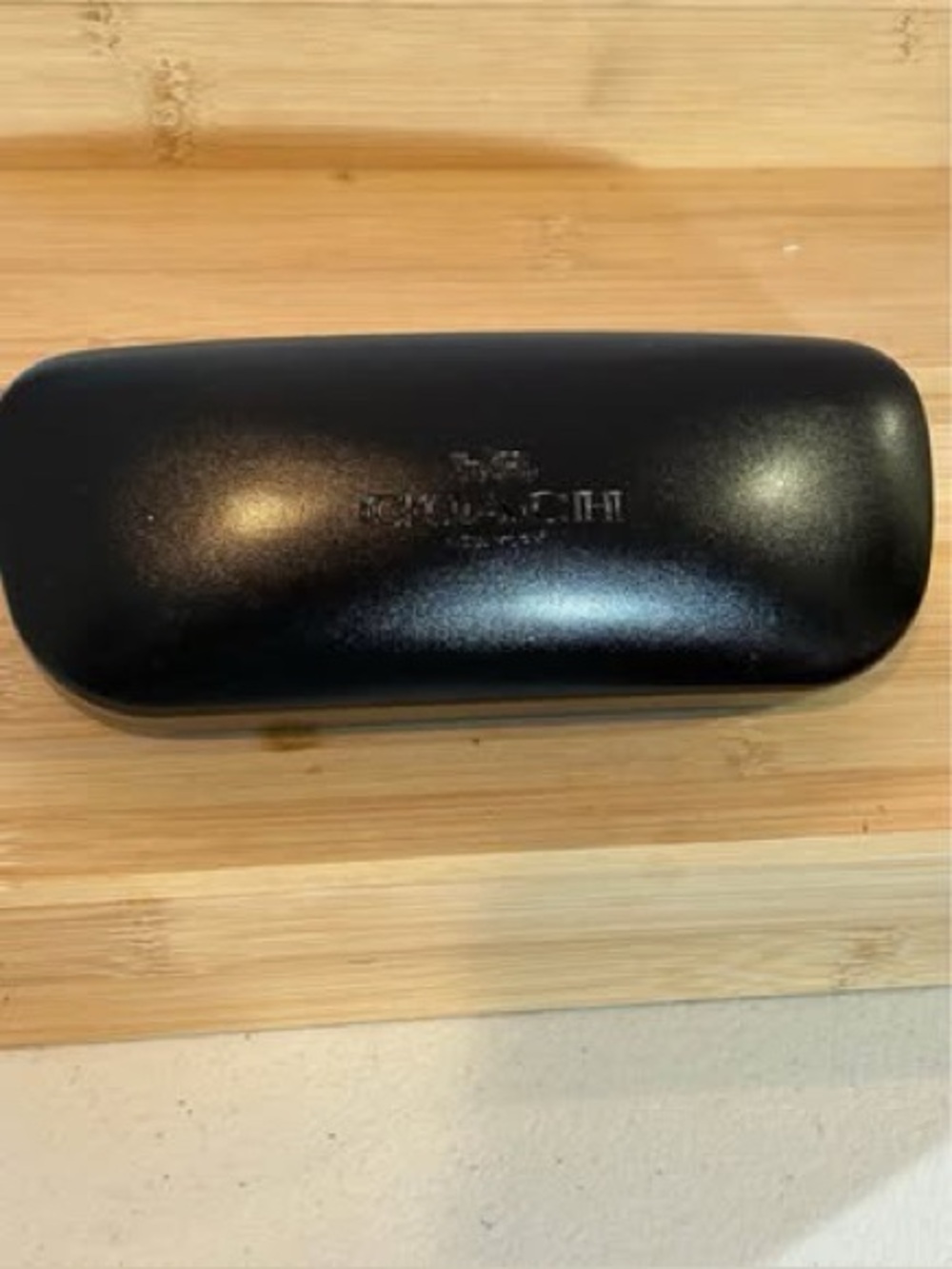 Coach Black Hard Shell Eyewear Case